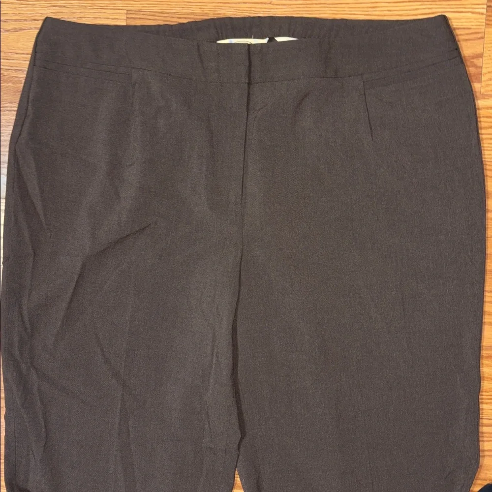 Talbots Stretch Brown Straight Leg Pants
